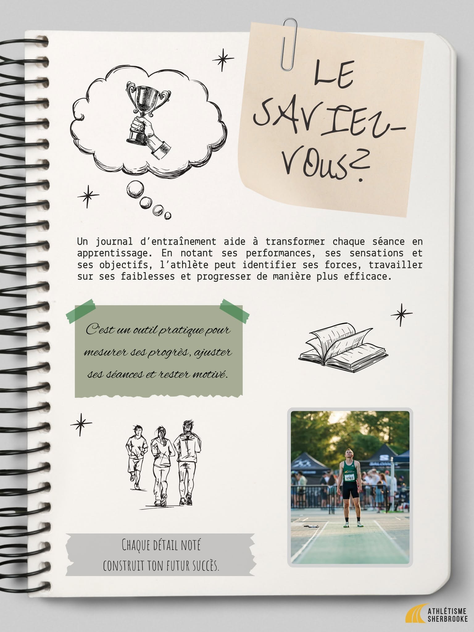 Le journal d'entraînement